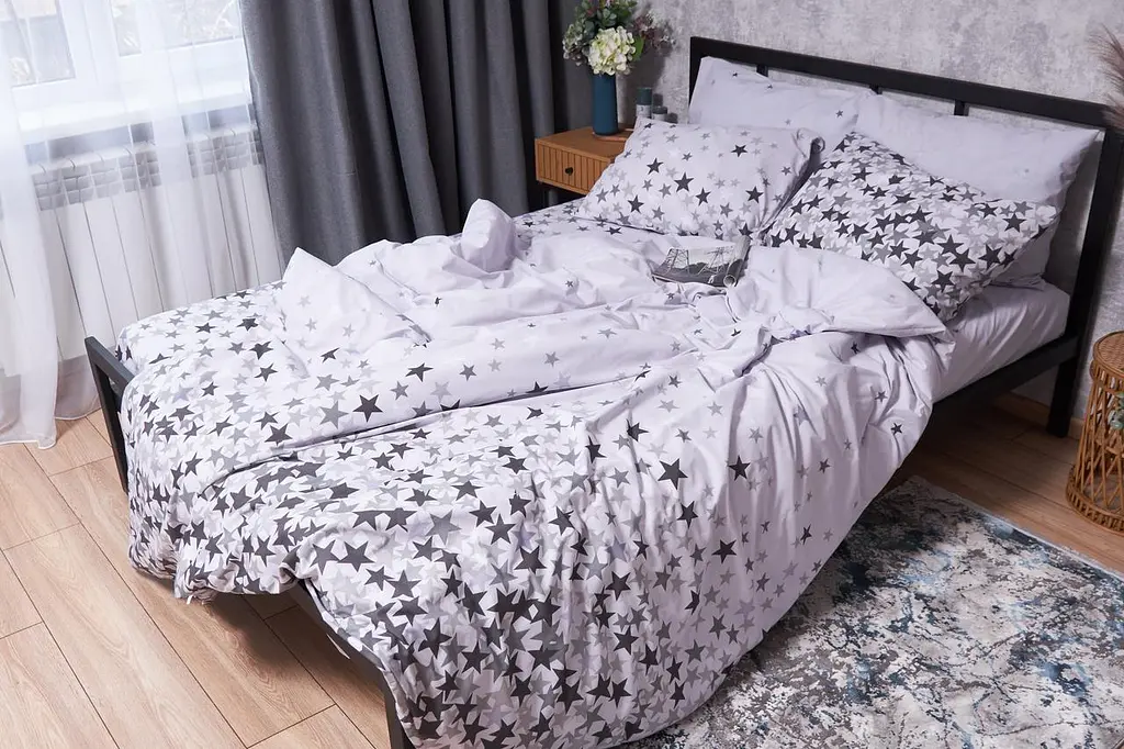 Комплект постельного белья Moon&Star Бязь Gold Люкс Little Stars Детский 110x140 см наволочки 2x50x50 см - фото 5