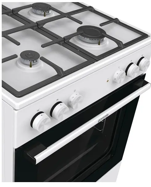 Плита комбінована Gorenje GK6A40WFFM (чавунні решітки, гриль, конвекція) - фото 3
