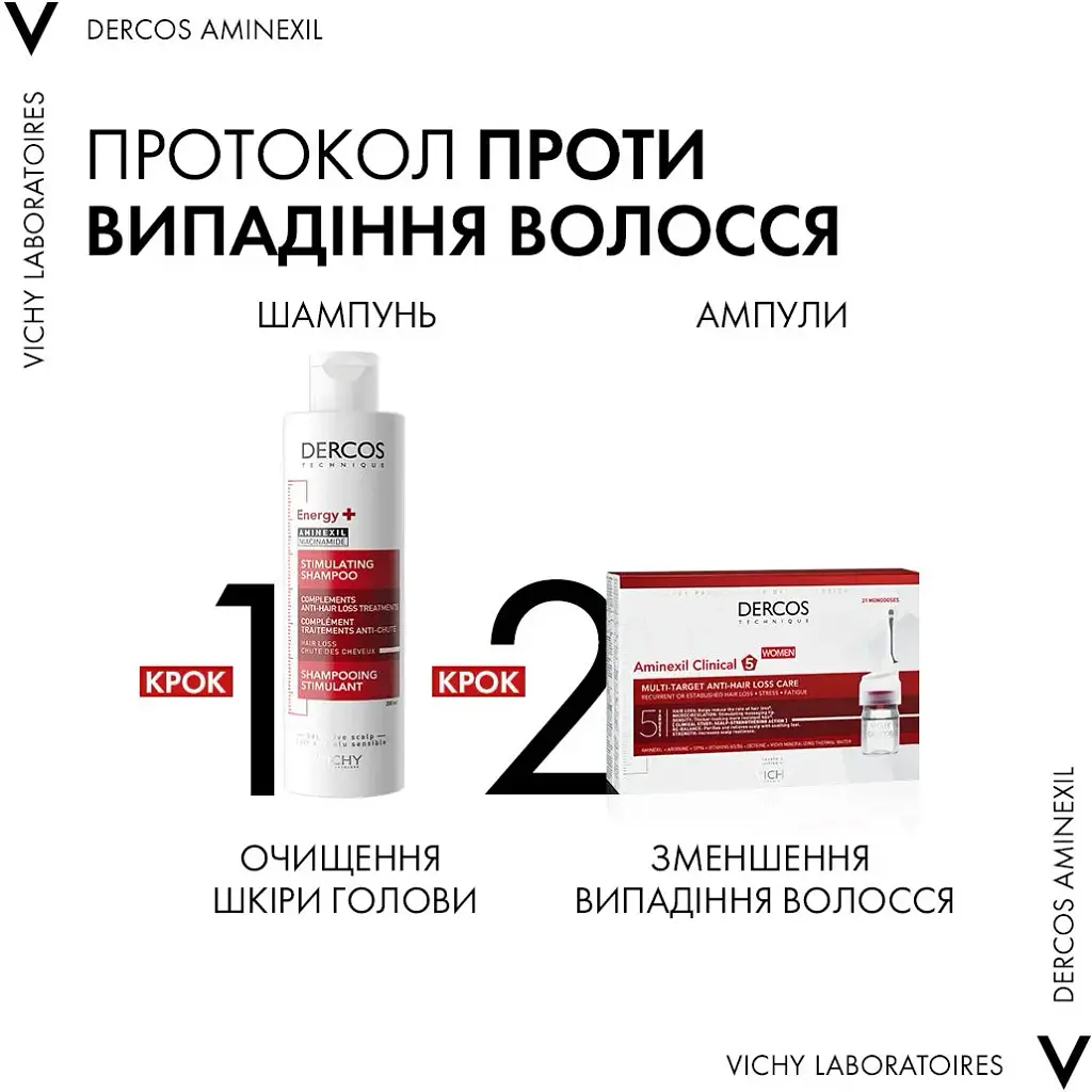 Уцінка. Тонізуючий шампунь Vichy Dercos Energy+ для боротьби з випадінням волосся 200 мл  - фото 8