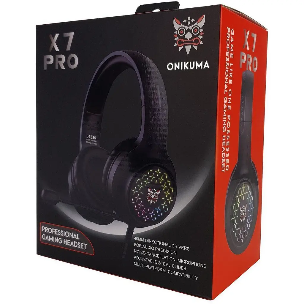 Ігрові навушники Onikuma X7 Pro Black [113086] - фото 4