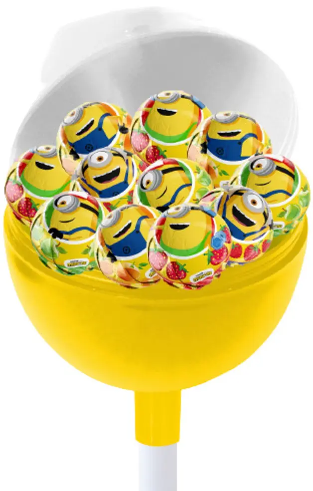 Набір льодяників Fruit Giant Lollipop Minions 15шт 120г - фото 3