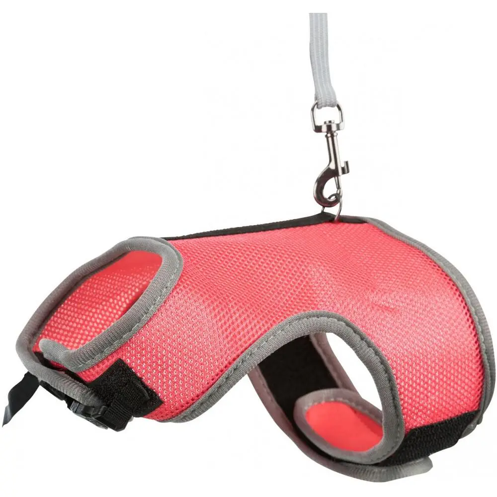 Шлейка с поводком Trixie Soft для большого кролика, нейлон, XL: 25-40 см (цвета в ассортименте) - фото 5