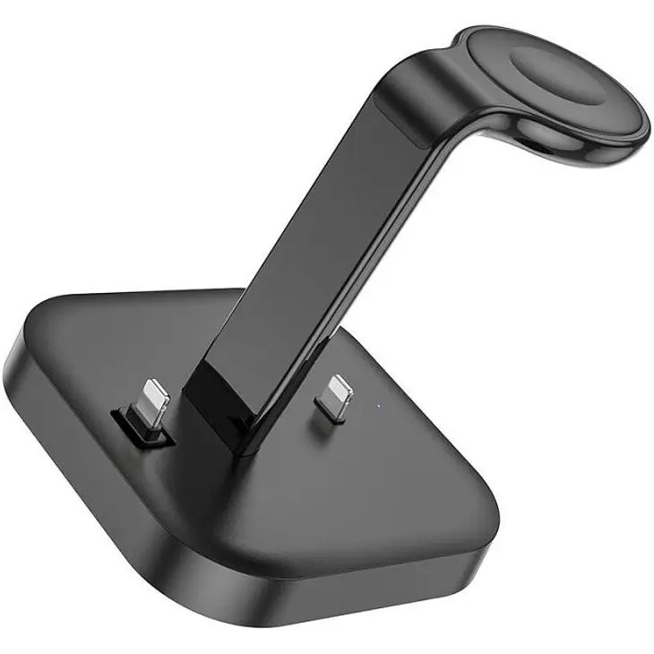 Беспроводное зарядное устройство Hoco Graceful Magsafe 3in1 Wireless Fast Charger 15W CW43 Black [97883] - фото 3