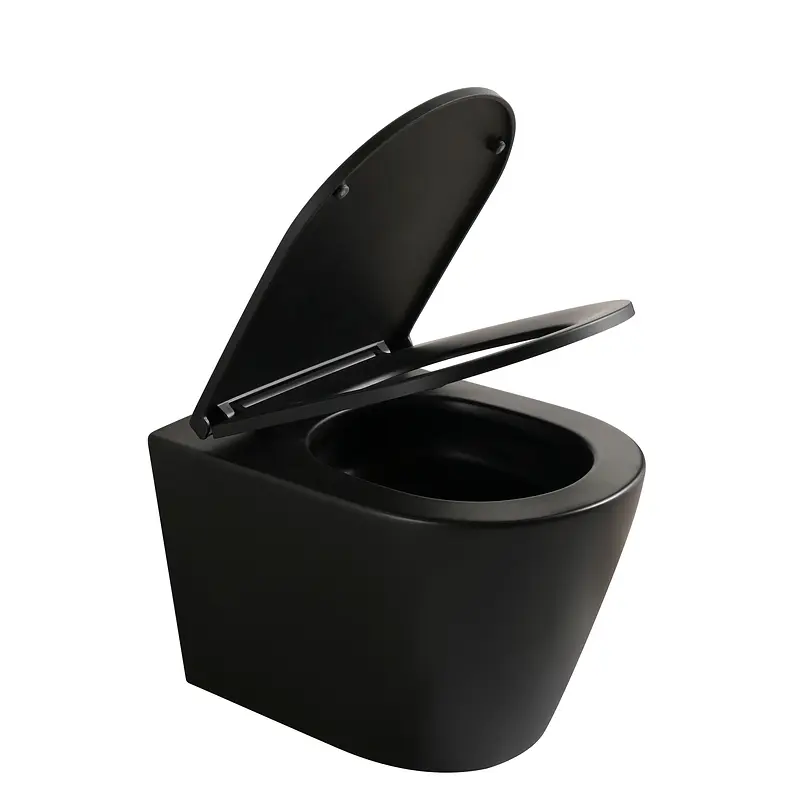 Унитаз подвесной Mixxus Premium Bevel-0304-T1 Black 480x360x360 мм сист. смыва Tornado 1.0 MP6677, Черный матовый - фото 5