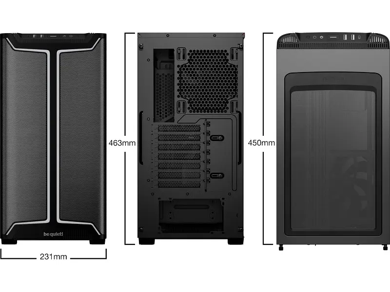 Корпус Be quiet! Pure Base 501 DX Black (BGW76) - фото 3