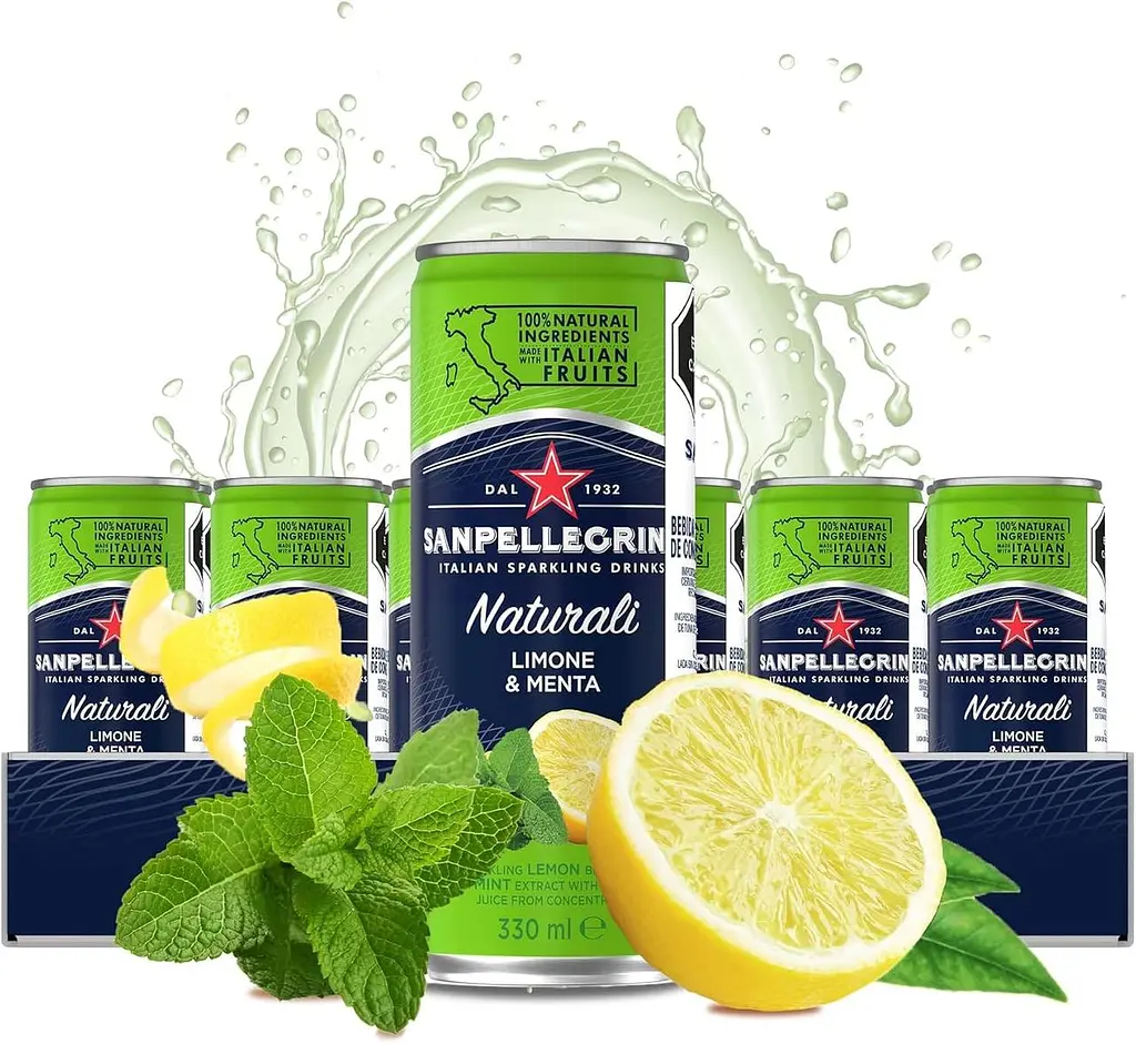 Газований напій Sanpellegrino Limone Menta 330 мл - фото 3