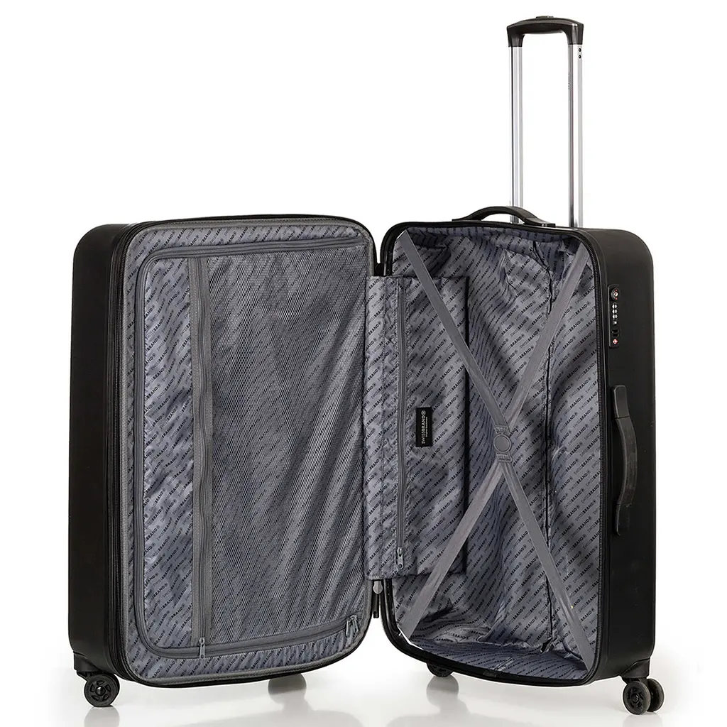 Валіза велика Swissbrand Berlin (L) полікарбонат Black (SWB_LHBER001L) - фото 3
