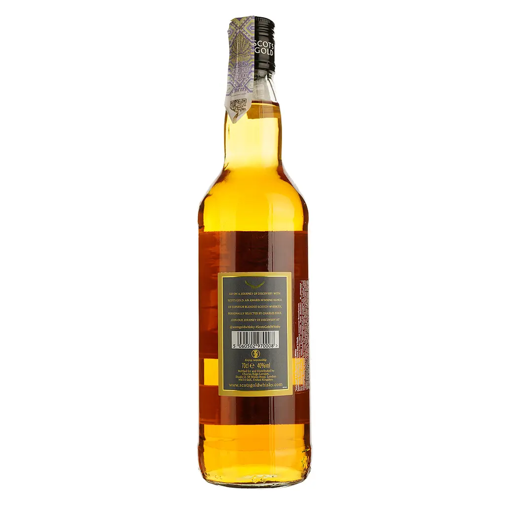 Виски Scots Gold 8 yo Blended Scotch Whisky 40% 0.7 л - фото 2