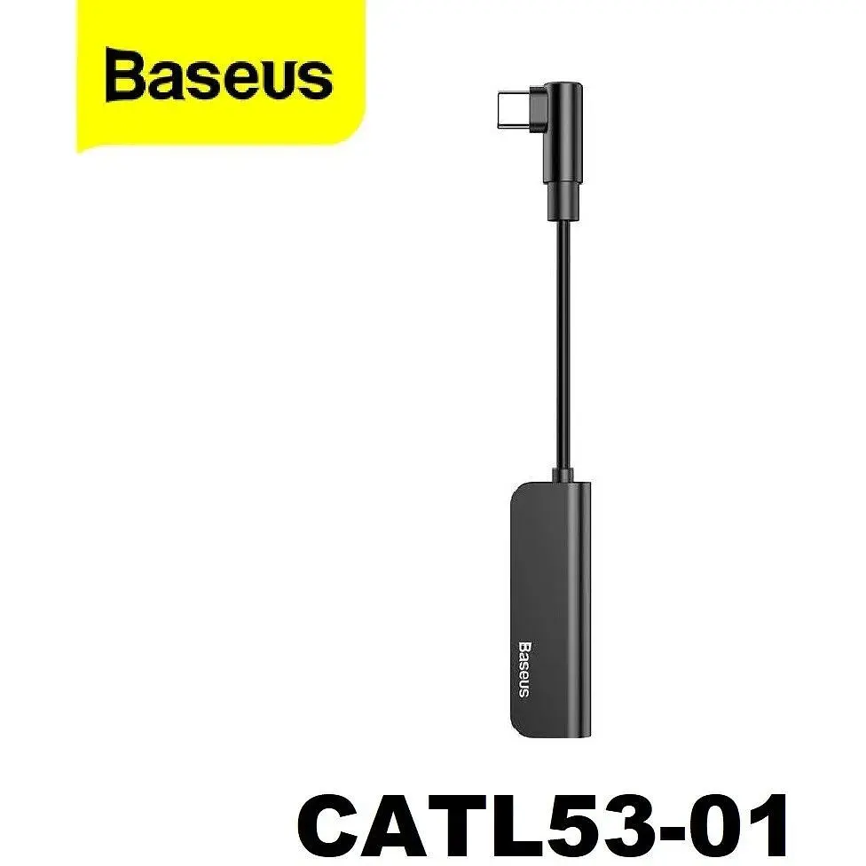 Переходник Baseus L53 Type-C to Type-C + 3.5 мм AUX + Macbook support PD 18W - фото 3