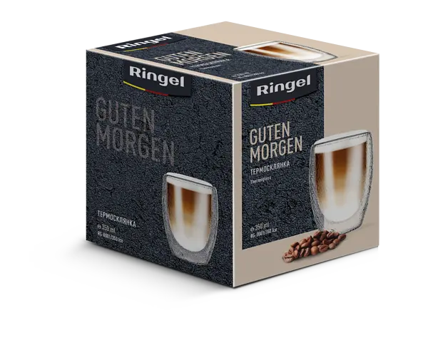 Стакан Ringel Guten Morgen с двойным стеклом 350 мл Ice (RG-0001/350 Ice) - фото 2