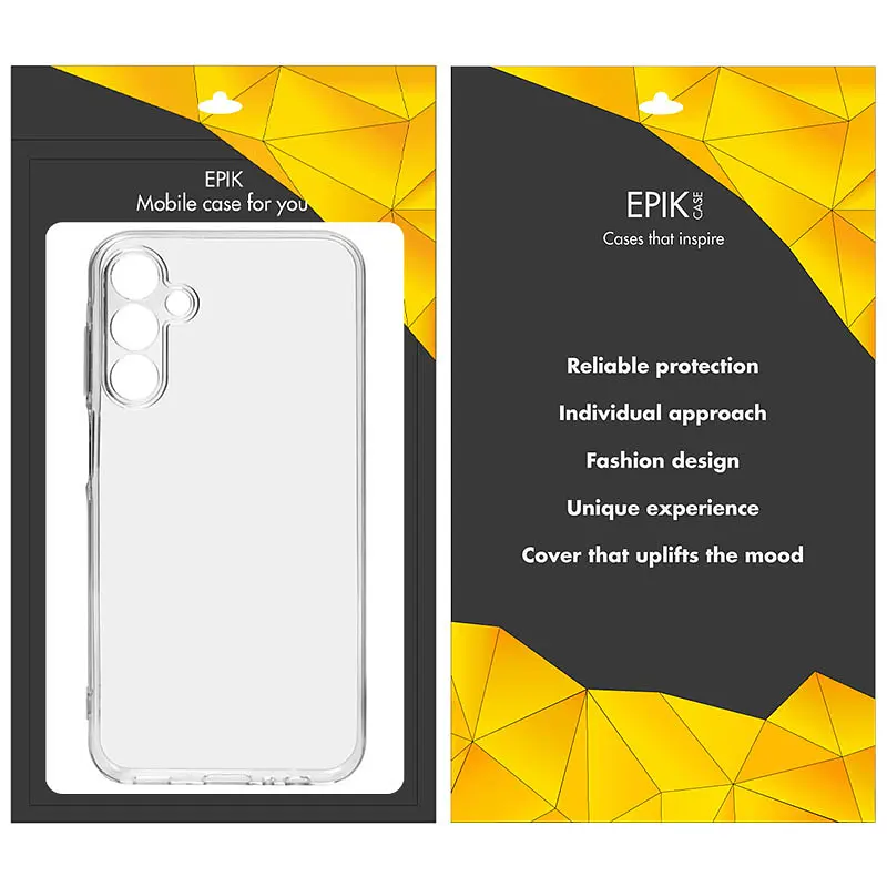 TPU чохол Epic Transparent 1,5mm Full Camera для Samsung Galaxy A15 4G/5G / M15 5G Безбарвний (прозорий) - фото 3