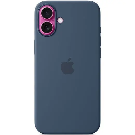 Силиконовый чехол CasePro Silicone Case with MagSafe Denim для iPhone 16 Plus - фото 3