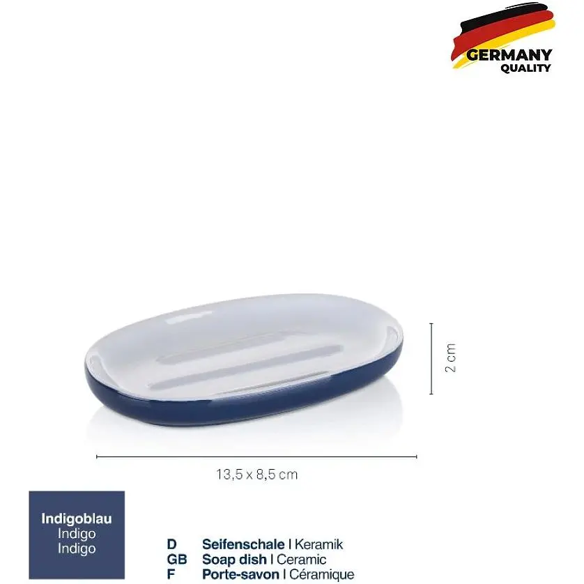 Мильниця Kela Isabella 13.5х8.5х2 см синій (20508) - фото 3