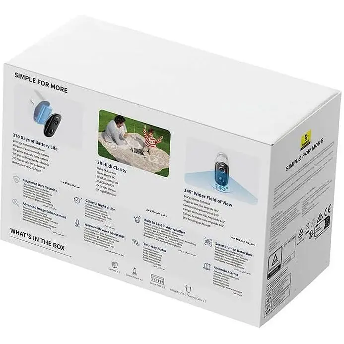 Камера Baseus Security N1 Plus Outdoor (S0TZ002130) - фото 4