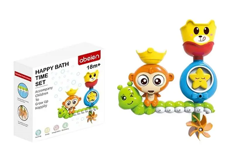 Іграшка для ванної Водоспад Мавпа на присосках Abeien Happy Bath Time Set 52026 в коробці р.22,8x8x22,5 см YG Toys