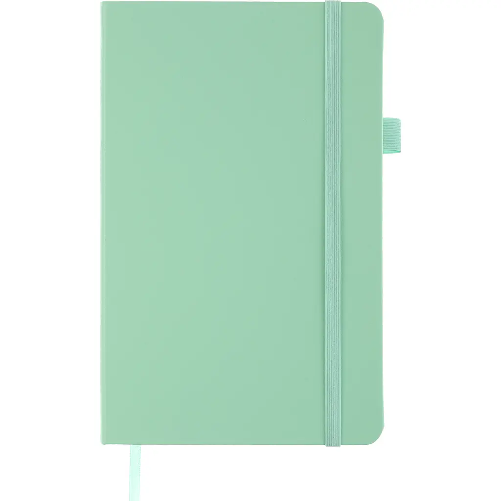 Книга записна Buromax Etalon 125x195 мм 96 листів без лінівки обкладинка зі штучної шкіри М'ятна (BM.291060-38) - фото 2