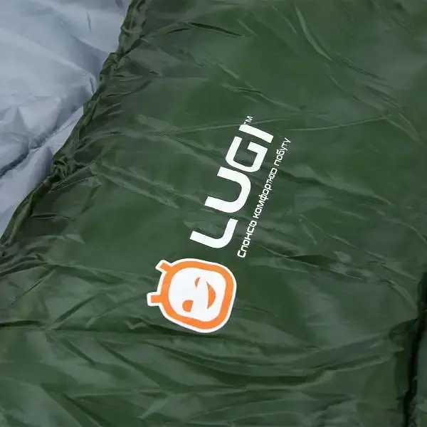 Спальный мешок Lugi с капюшоном хаки LU008 - фото 4