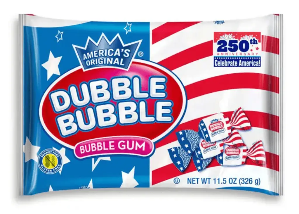 Жувальна гумка Dubble Bubble Flag Twists Bubble Gum 326г