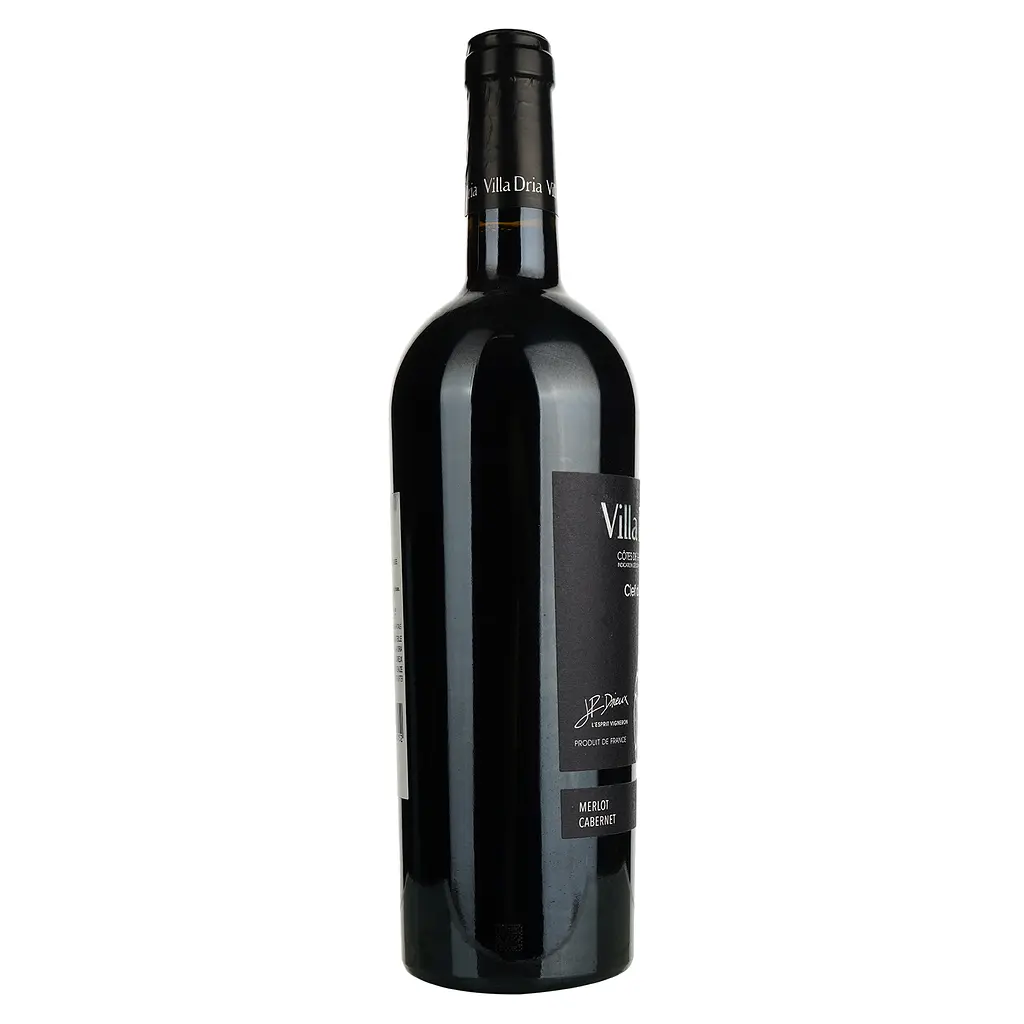 Вино Villa Dria Cabernet Rouge Cotes De Gascogne IGP, червоне, сухе, 0,75 л - фото 3
