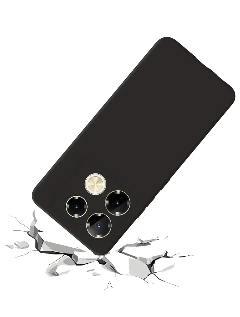 Силиконовый чехол BeCover для Infinix Note 40 Pro (X6851) Black (711179) - фото 5