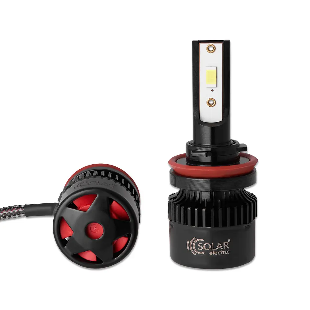Автолампа Solar LED H8-H11-H16 12/24V 50W 5000 Lm 6500K CSP3570 (8511S2) - фото 2