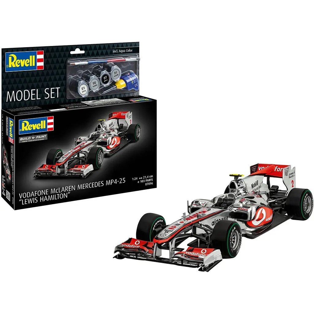 Збірна модель-копія Revell набір McLaren Mercedes MP4-25 Льюїс Гамільтон 1:24 (RVL-67096) - фото 3