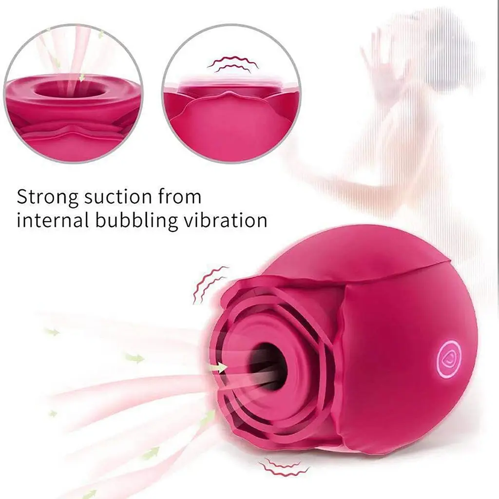 Вакуумний стимулятор Rose Massager - фото 5