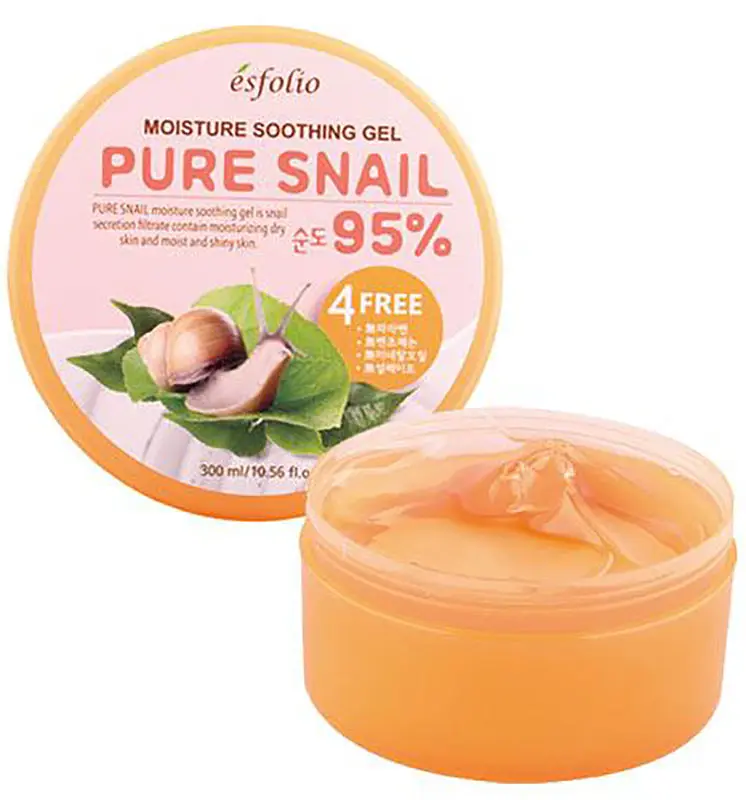 Гель для обличчя та тіла Esfolio Pure Snail Moisture Soothing Gel 95% Purity 300 мл - фото 2