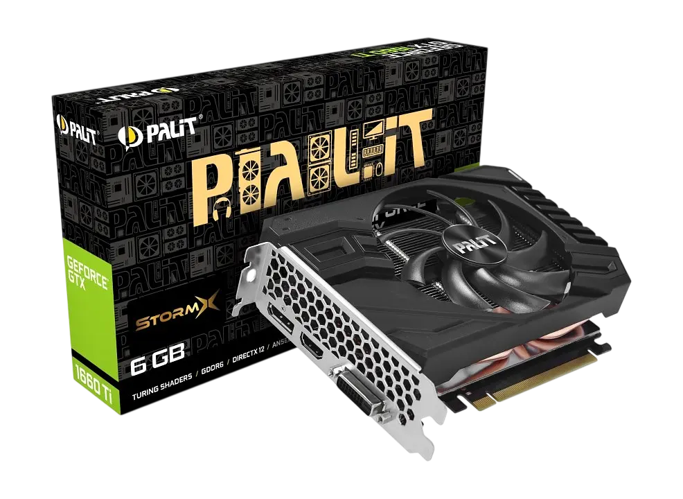 Відеокарта GeForce GTX 1660 Ti 6GB Palit StormX (NE6166T018J9-161F) Б/В - фото 5
