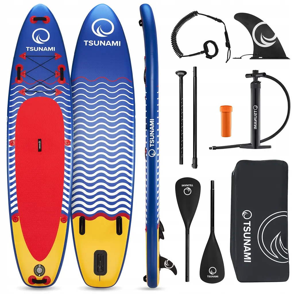 Надувна SUP дошка TSUNAMI 350 см з веслом Wave T04 (P-5907739314239)
