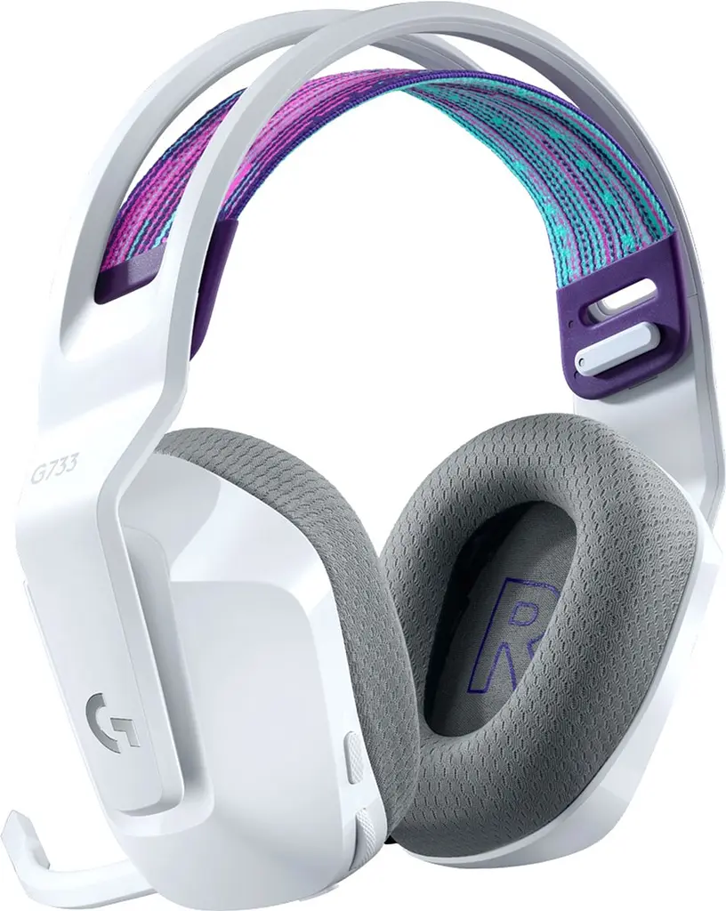Гарнітура Logitech G733 Lightspeed Wireless RGB білий (6617182) - фото 3