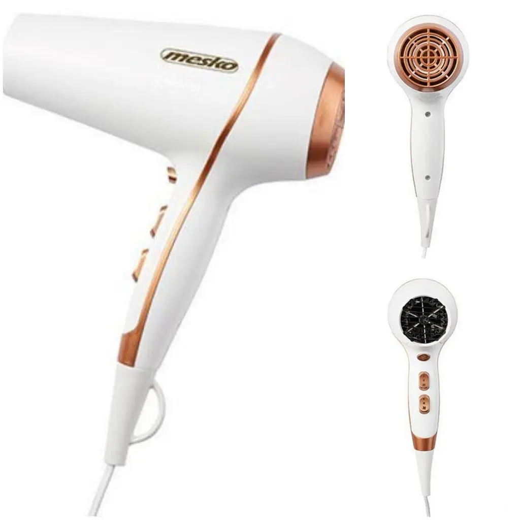 Фен Mesko MS 2250, 2100 Вт 2 уровня обдува холодный режим концентратор петля для подвешивания 1 шт. белый (33705-IS) - фото 4