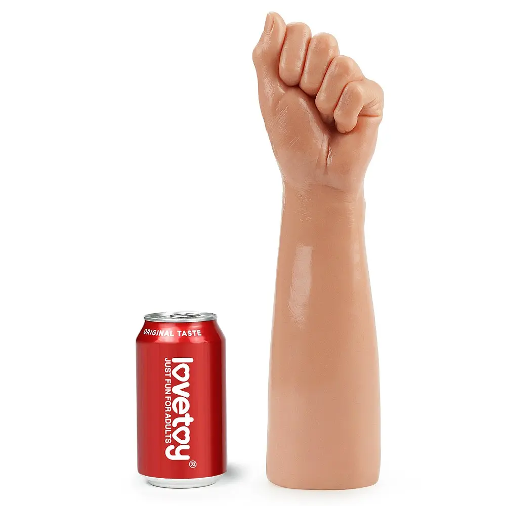 Рука для фістингу Lovetoy Bitch Fist 31 см тілесний - фото 7