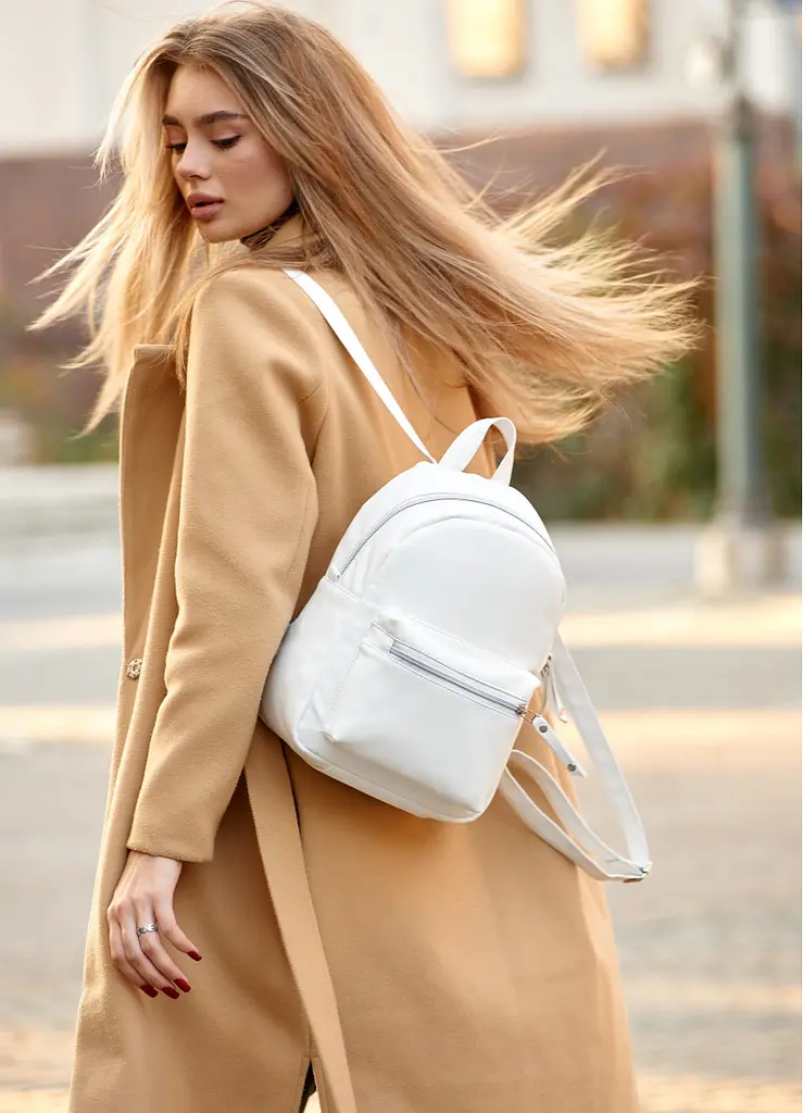 Жіночий рюкзак Sambag Talari MSO білий 31 х 22 х 12 см (12219008e)