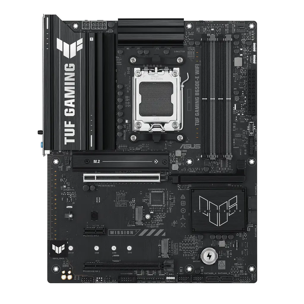 Материнcька плата TUF GAMING B650E-E WIFI sAM5 B650 4xDDR5 M.2 HDMI DP Wi-Fi BT ATX Asus teh0019084 - фото 2