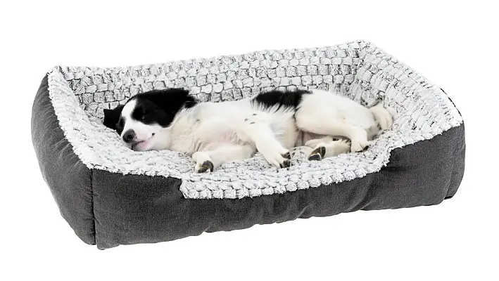 Лежак для собак і котів Ferplast Sweetie 90 зі штучним хутром сірий 91x72 x19 см 81064799 - фото 4