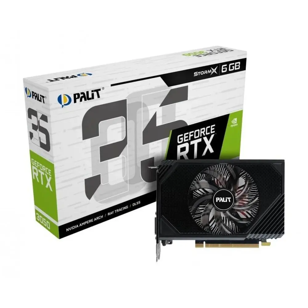 Видеокарта Palit GF RTX 3050 6GB GDDR6 StormX (NE63050018JE-1072F) - фото 5