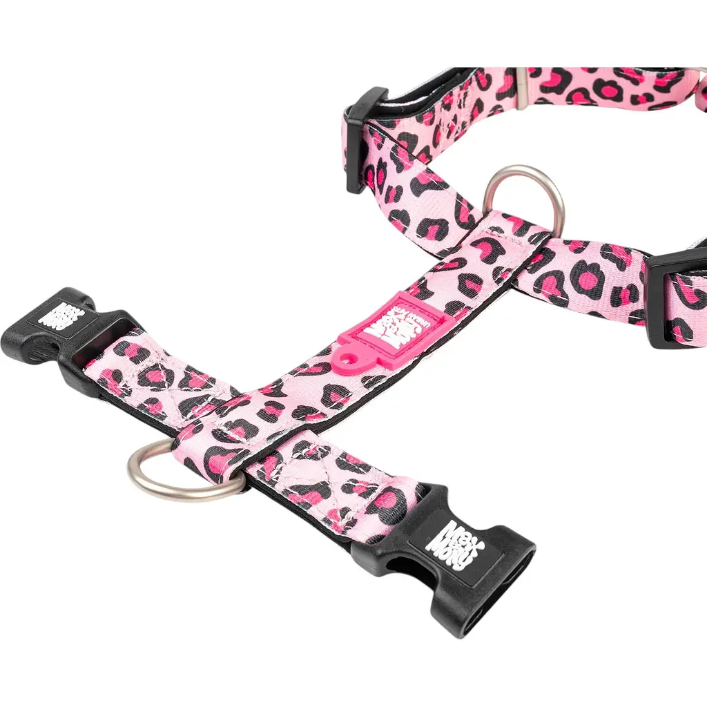 Шлея для собак Max & Molly H-Harness Leopard Pink S 1.5х33.5-47х43-51 см - фото 2