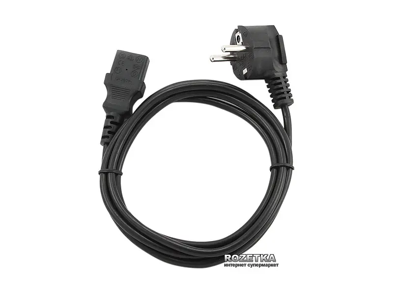Кабель живлення Cablexpert PC-186 CEE7/17-C13 1.8 м - фото 2