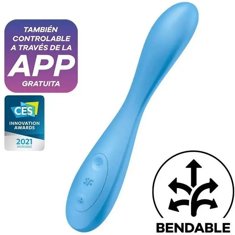 Універсальний гнучкий смарт-вібратор Satisfyer G-Spot Flex 4+ з керуванням через програму - фото 2