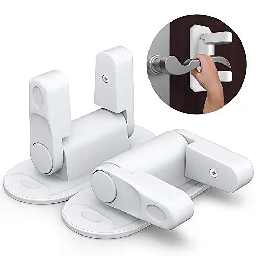 Дитячий замок клямка дверної ручки на вікна ящик дверей Door Lever Lock - фото 3