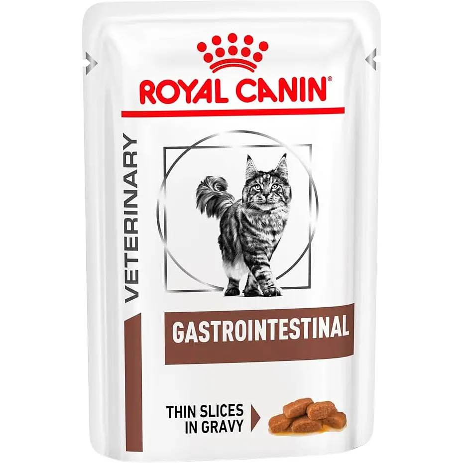 Лікувальний вологий корм для котів Royal Canin Gastrointestinal Feline шматочки в соусі 85 г