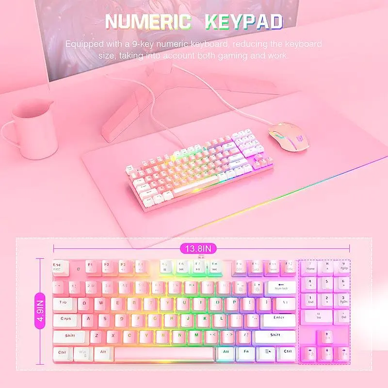 Набір Gaming Combo 2-in1 ONIKUMA G26 + CW905 (Keyboard ENG розкладка/Mouse) - фото 6