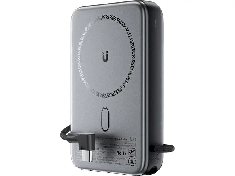 Зовнішній акумулятор (Power Bank) Acefast M24-10000 10000mAh Metal Gray - фото 5