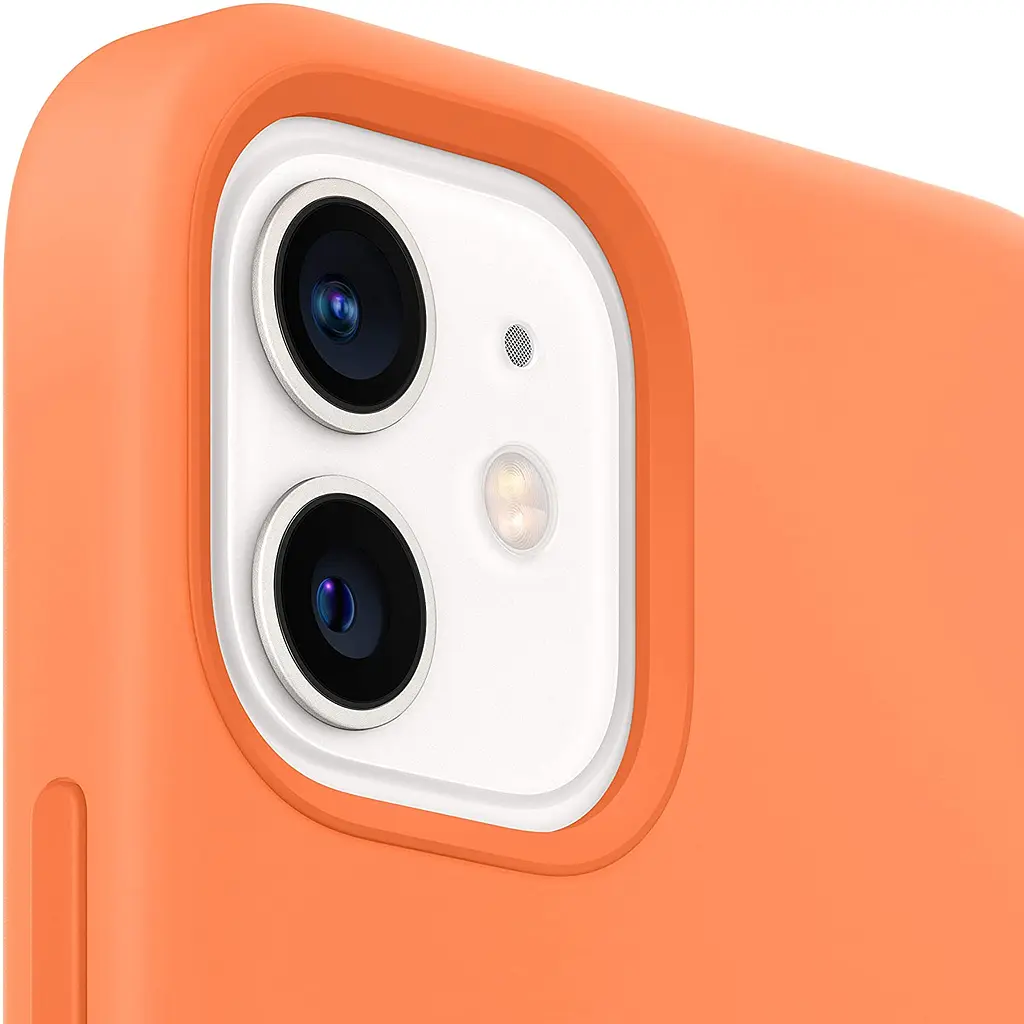 Чохол Silicone Case з MagSafe для Apple iPhone 12/12 Pro (Kumquat) ААА [53708] - фото 3