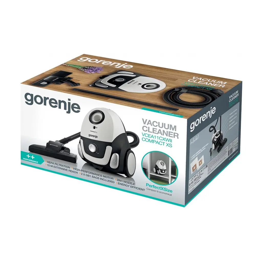 Пылесос Gorenje VCEA 11 CXWII (VCEA11CXWII) - фото 5