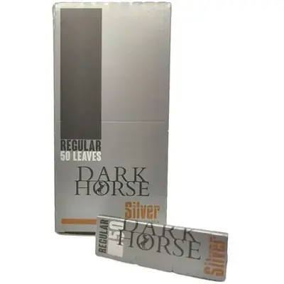 Папір для самокруток Dark Horse Silver Regular - фото 2