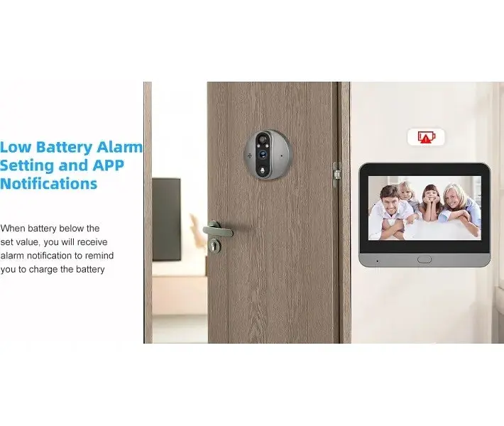 Бездротовий домофон - розумний відеодзвінок TUYA Door Bell Eye RH-PD8A - фото 9
