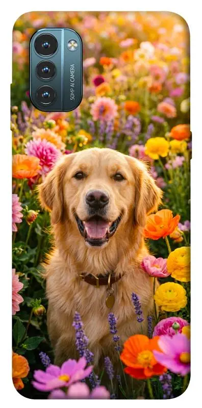 TPU чохол Demsky Flowery labrador для Nokia G21
