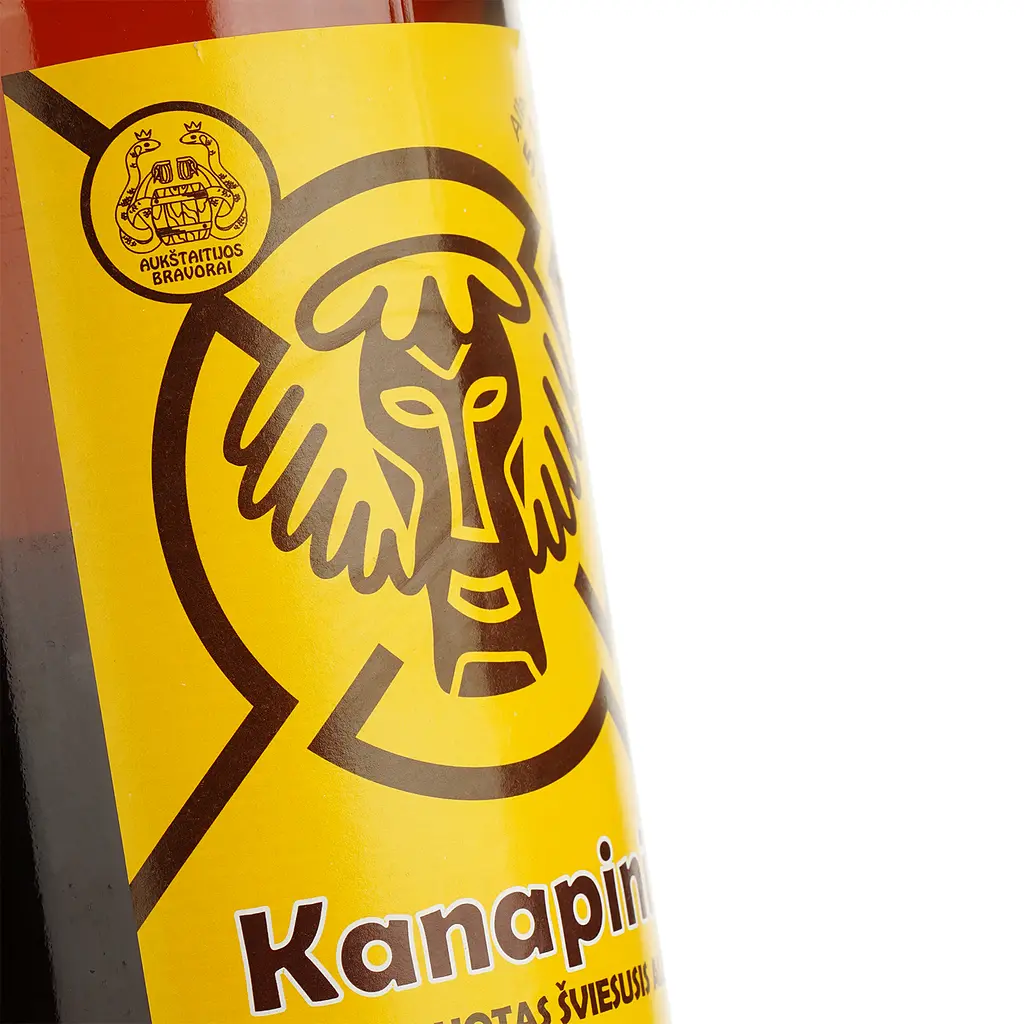 Пиво Kanapinis Sviesusis Alus светлое нефильтрованное 5.1% 1л - фото 4
